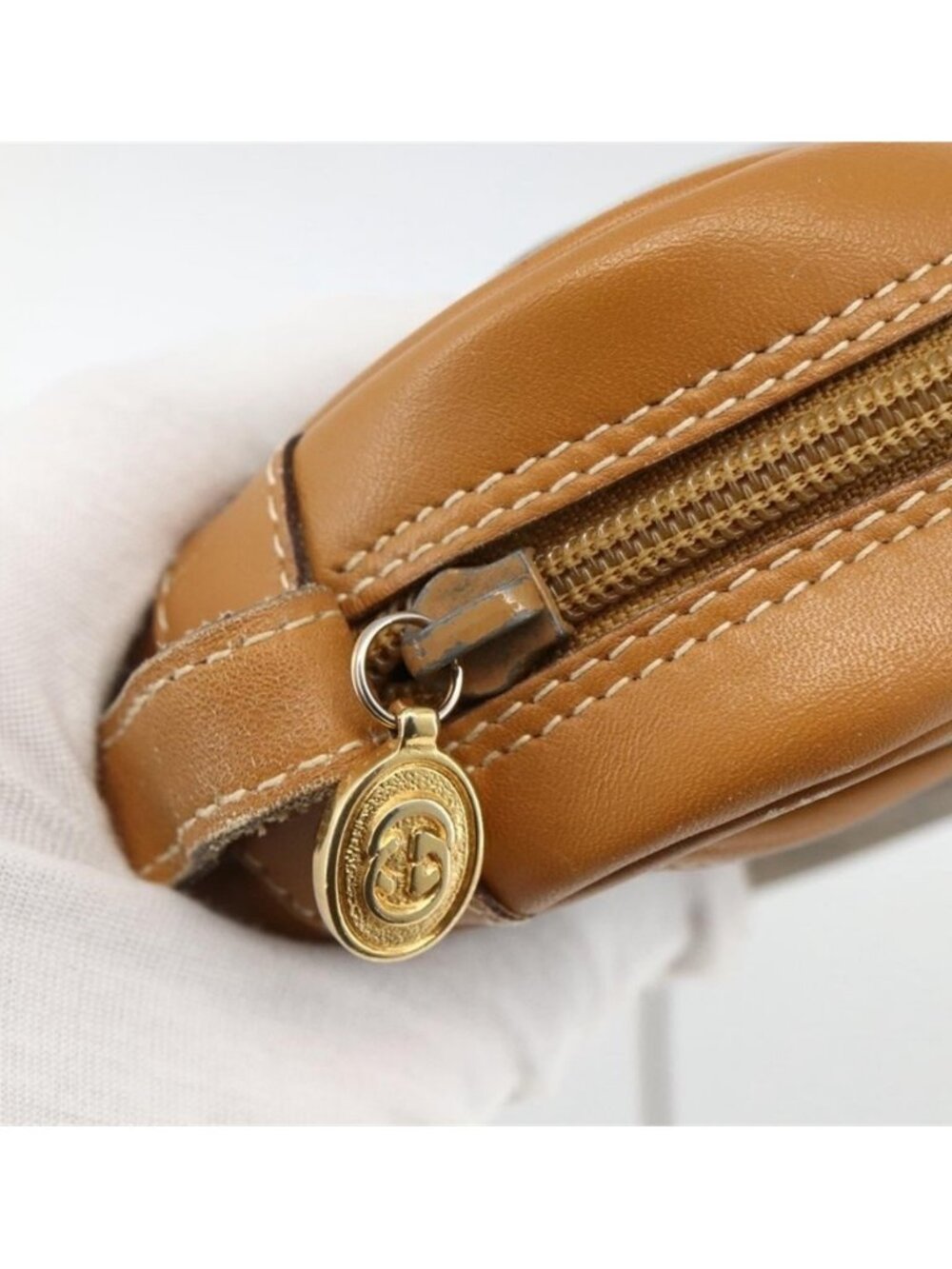 Authentic GUCCI Micro GG Supreme Shoulder Bag PVC Beige Gold 007 104 0098 - Picture 5 of 16